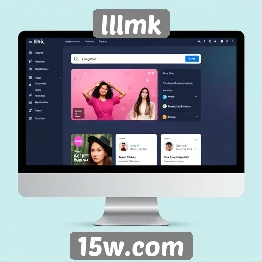 Análise da interface do usuário no site lllmk